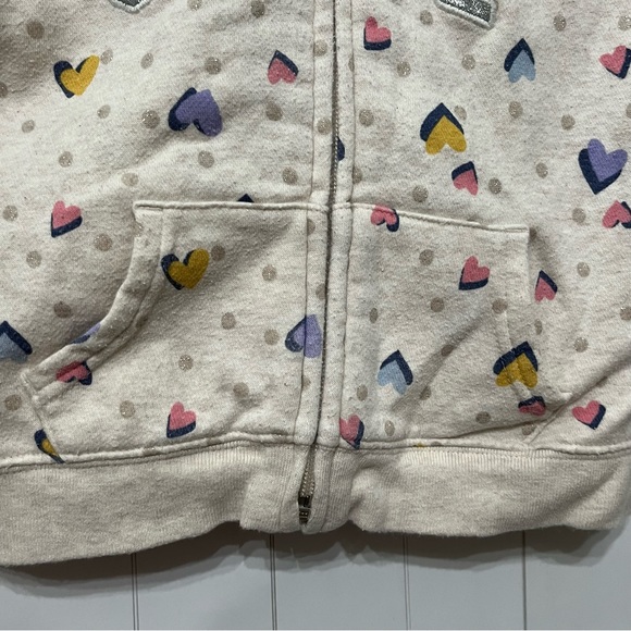 GirlGap Logo Zip Hoodie heart print - Picture 4 of 8